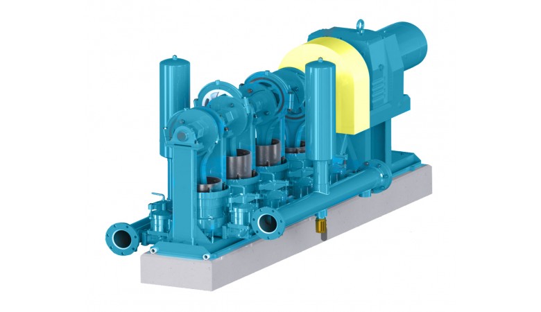 HPE 84/944 Quadruplex Heavy Duty Plunger Pump | Wastecorp