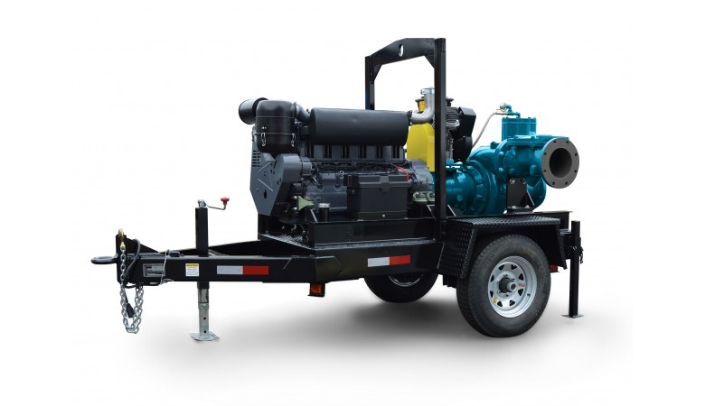 10" High Head Dry Prime Pump - Trash Flow 0