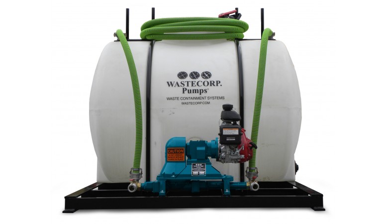 325 gallon Skid Mounted Pump Out - Wastecorp 0