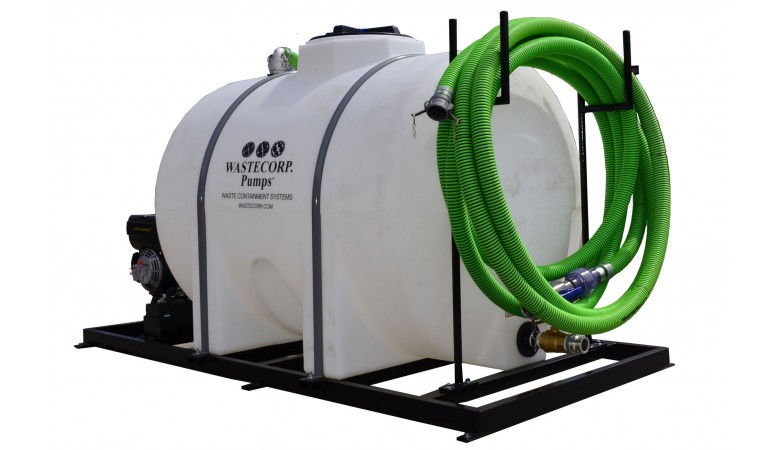325 gallon Skid Mounted Pump Out - Wastecorp