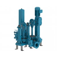 4" Double Disc Space Saver Pump 