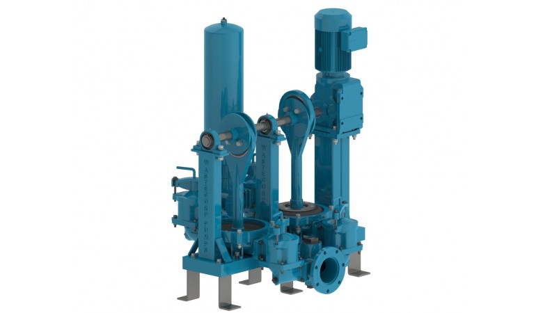 Sludge Pro 3" Double Disc Space Saver Pump | Wastecorp 