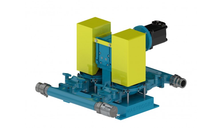 Mud Sucker® 2" Hydraulic Double  Diaphragm Pump | Wastecorp 0