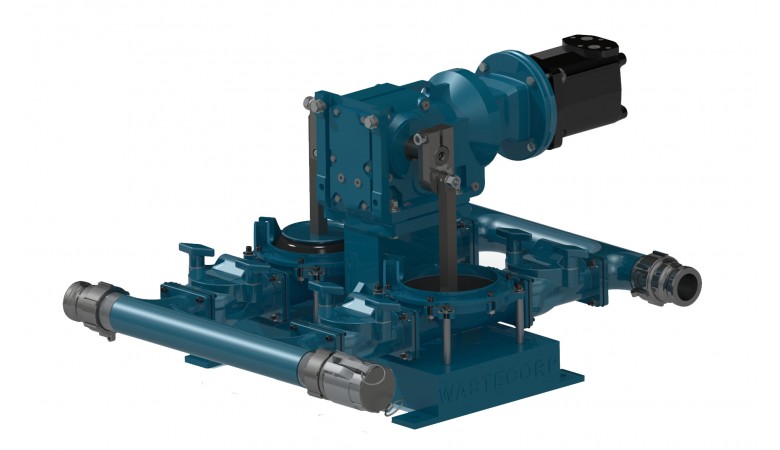 Mud Sucker® 2" Hydraulic Double  Diaphragm Pump | Wastecorp