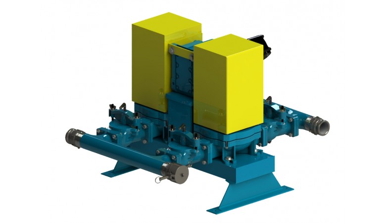 3" Hydraulic Pro Flapper Double Diaphragm Pump | Wastecorp