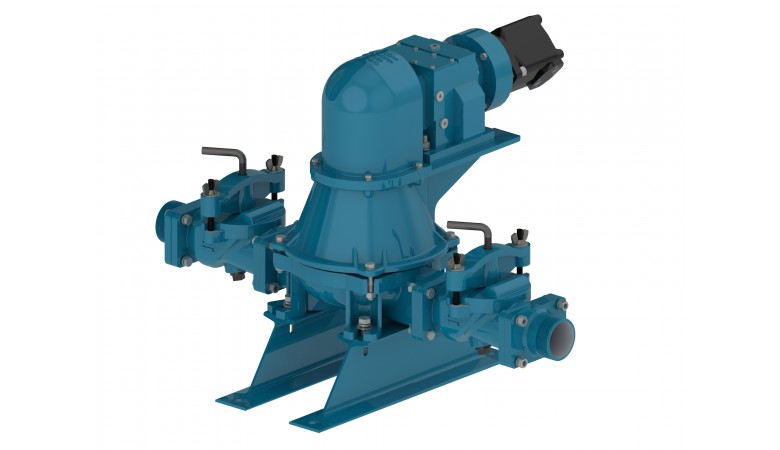 Mud Sucker® 3" Hydraulic Pro Flapper Diaphragm Pump | Wastecorp