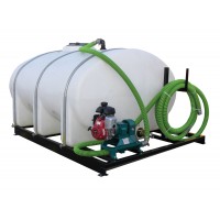 1600 Gallon Skid Mounted Water Tank