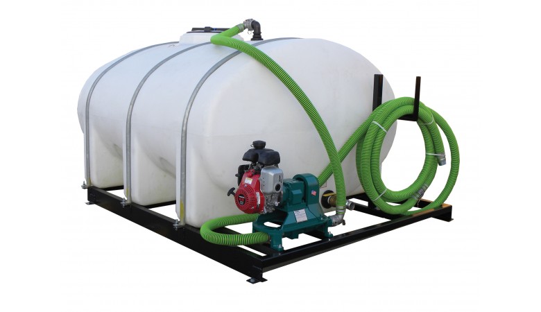 1600 Gallon Skid Mounted Water Tank