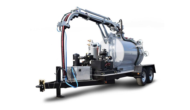 TVP-800HV-DT Hydrovac Trailer