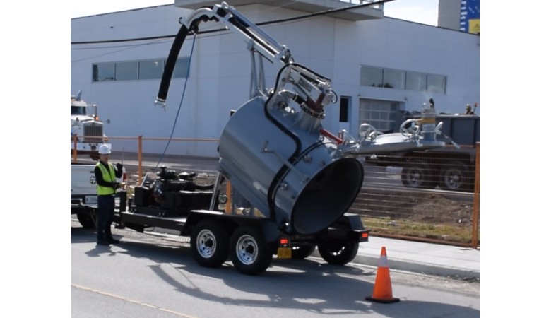 TVP-800HV-DT Hydrovac Trailer 0