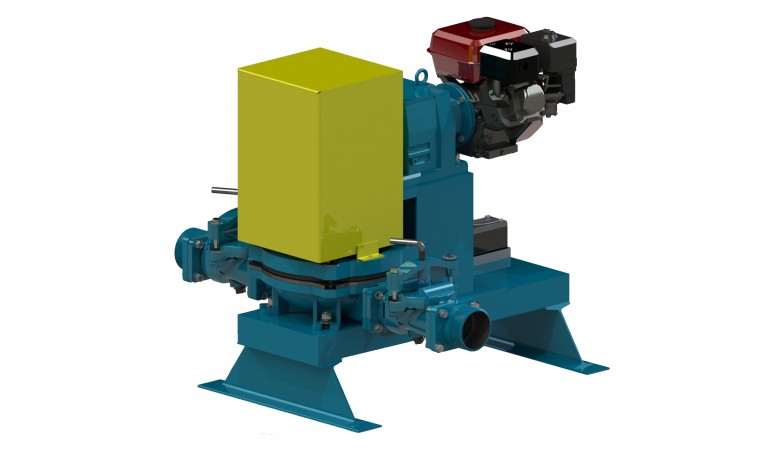 Mud Sucker® 4" Pro Flapper Engine Diaphragm Pump | Wastecorp 0