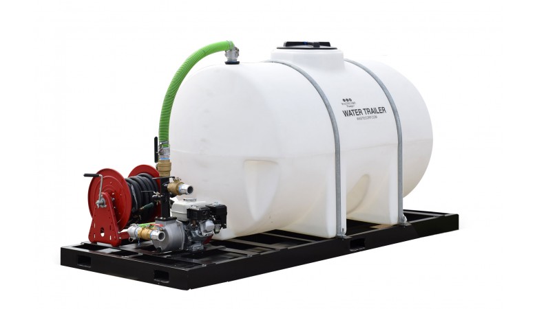 Wastecorp Pumps | 300 Gallon Skid Mounted Water Tank