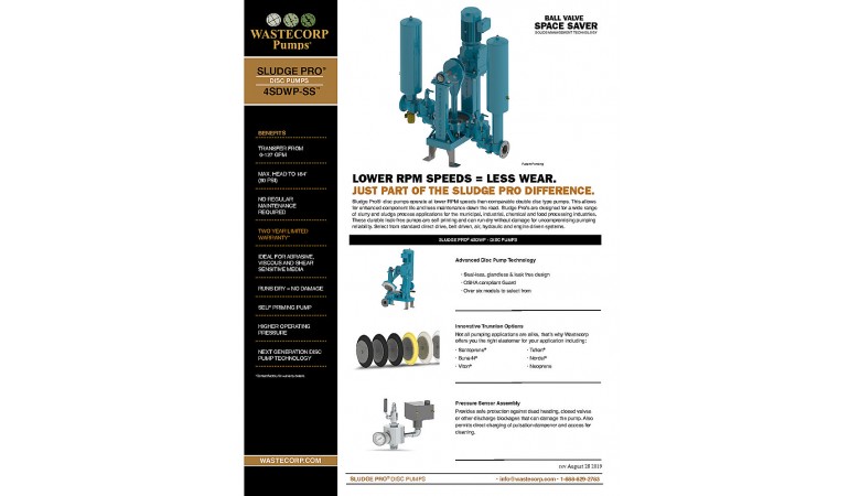 4SDWP Space Saver Ball Valve Fact Sheet