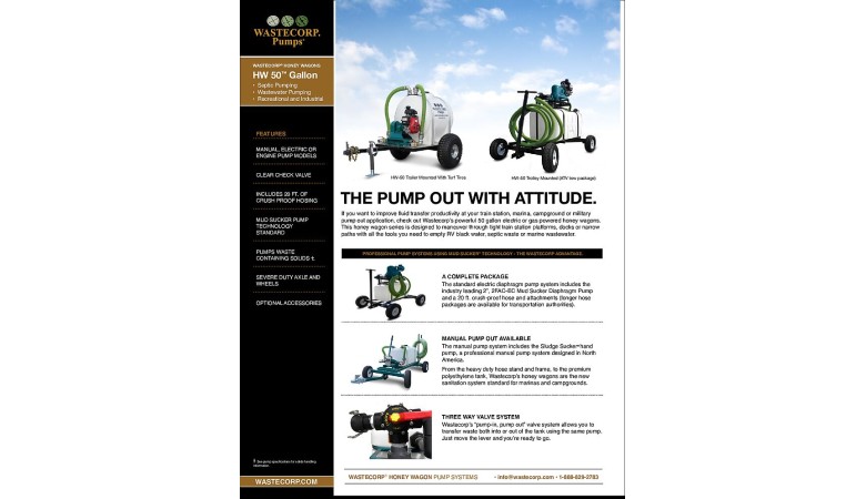 50 Gallon Pump Fact Sheet