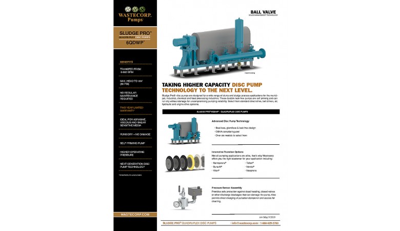 6QDWP Ball Valve Fact Sheet