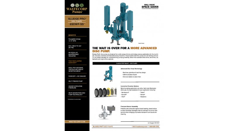 6SDWP Space Saver Ball Valve Fact Sheet