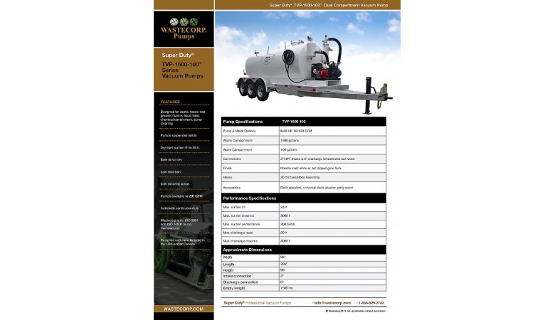TVP-1500-100 Fact Sheet