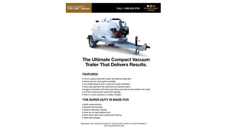 TVP 300 Trailer Mounted