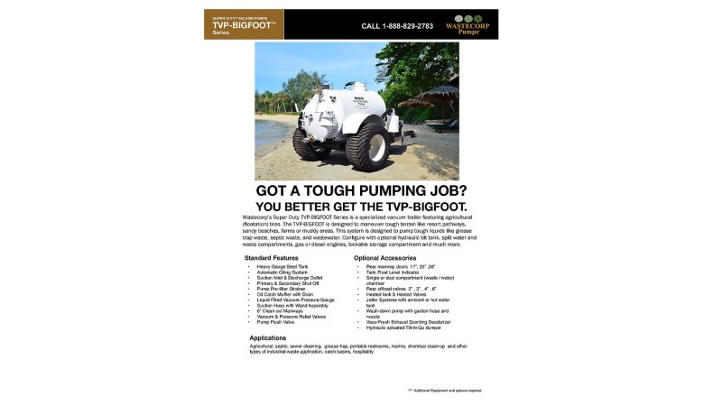 TVP Big Foot Fact Sheet