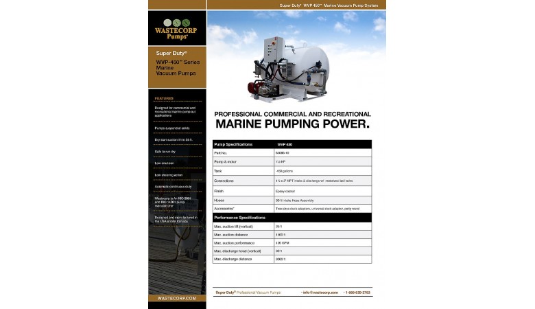 WVP 450 Fact Sheet