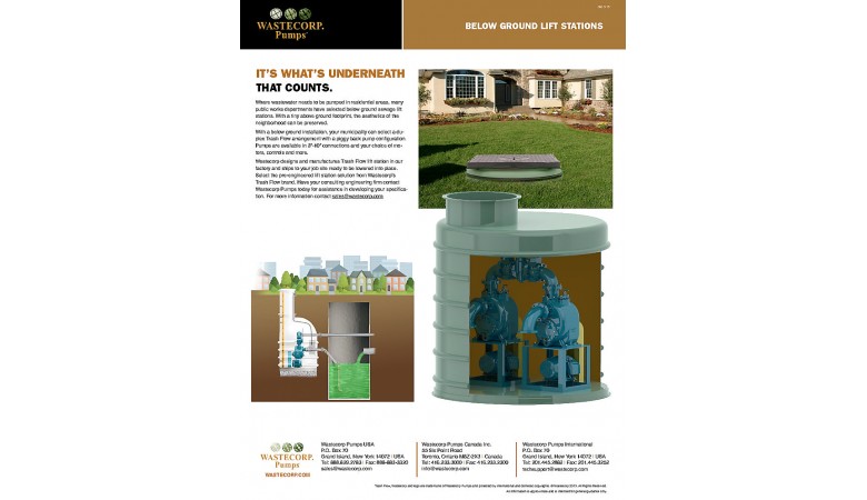 Below Ground Pump Station Literature